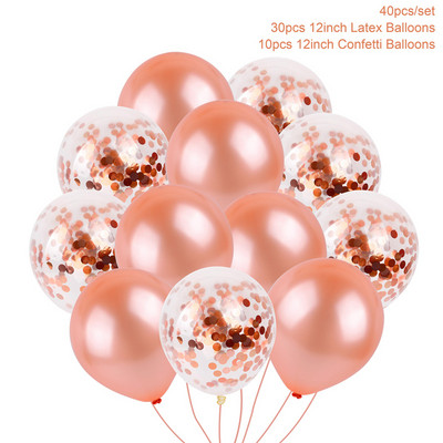 Palju õnne sünnipäevaks Tüdrukute roosikuldne õhupall Ühekordsed lauanõud Baby Shower Ühe aasta 1. sünnipäevapeo kaunistused