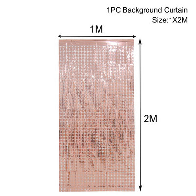 Palju õnne sünnipäevaks Tüdrukute roosikuldne õhupall Ühekordsed lauanõud Baby Shower Ühe aasta 1. sünnipäevapeo kaunistused