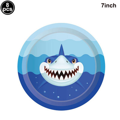 Hai õhupallid, loomapidu, beebi sünnipäev Shark Ocean Theme Ballon, laste sünnipäevateema, kaunistus 32-tollised tumesinised numbriga õhupallid