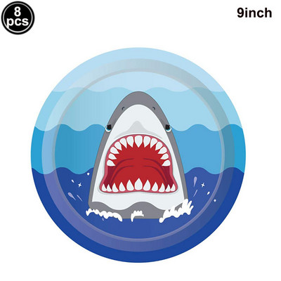 Hai õhupallid, loomapidu, beebi sünnipäev Shark Ocean Theme Ballon, laste sünnipäevateema, kaunistus 32-tollised tumesinised numbriga õhupallid