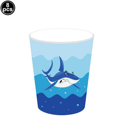 Hai õhupallid, loomapidu, beebi sünnipäev Shark Ocean Theme Ballon, laste sünnipäevateema, kaunistus 32-tollised tumesinised numbriga õhupallid