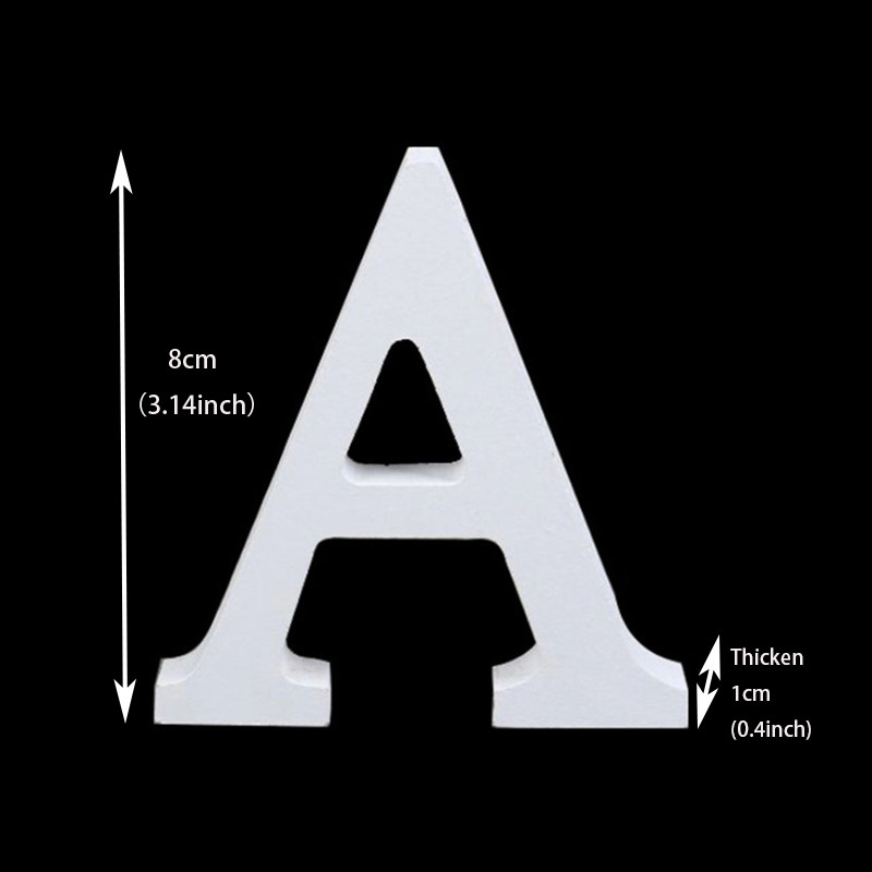 1kom drvena mala slova abecede Drvena slova za dječje dječake i djevojčice Baby Shower pribor za vjenčanje i rođendan