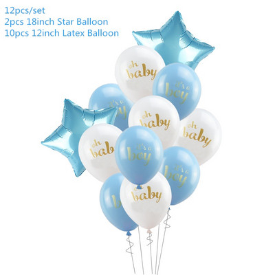 Baby Shower Boy Girl Decorations Set To je dječak To je djevojčica oh baby Baloni Otkrijte spol Dječja rođendanska zabava Darovi za Baby Shower