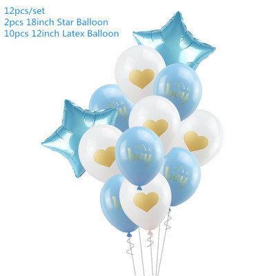 Baby Shower Boy Girl Decorations Set To je dječak To je djevojčica oh baby Baloni Otkrijte spol Dječja rođendanska zabava Darovi za Baby Shower