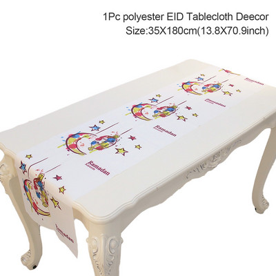 Ramazan Decoration Stol Runner EID Mubarak Decor For Home Stolnjak Ramadan Kareem Islamic Muslim Party Eid Al Adha Pokloni 2023
