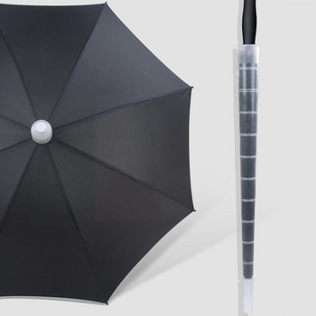 70/80 см чадър Водоустойчив капак Прозрачен пластмасов водоустойчив чадър Удобен капак Капак Прибиращ се чадър Водоустойчив Y3Q6