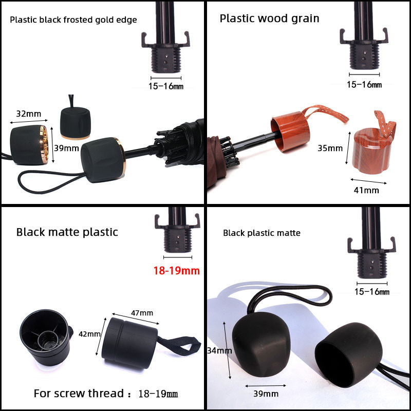 Skėtis Keičiama rankena sulankstomas skėtis Remonto dalys
