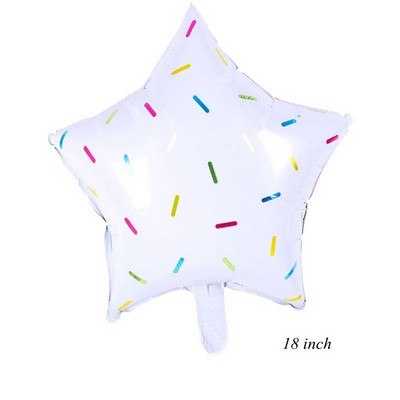 Rožinės spurgos saldainių ledai spragėsių aliuminio folijos balionas kūdikių dovana su gimtadieniu, pripučiamas helio saldus žaislas vaikams