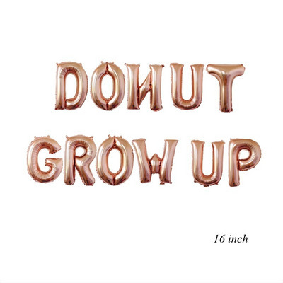 Rožinės spurgos saldainių ledai spragėsių aliuminio folijos balionas kūdikių dovana su gimtadieniu, pripučiamas helio saldus žaislas vaikams