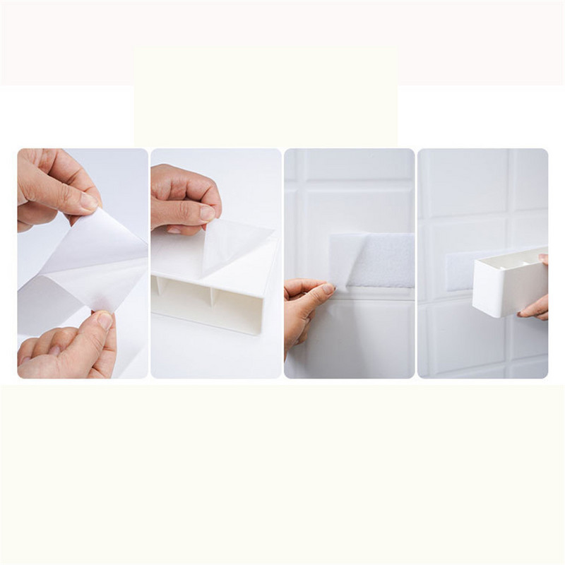 Kietos spalvos buitinė skėčių laikymo lentyna Ant sienos montuojamas plastikinis skėčių stovas Daugiafunkcinis vonios kambario laikiklis 2022 m.