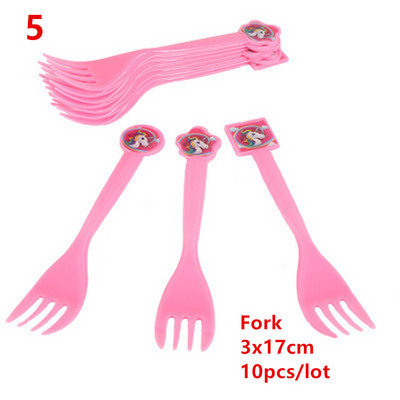 Προμήθειες για πάρτι Unicorn Pink Rainbow Unicorn Panner Πιάτο χαρτοπετσέτας Cupcake Περιτύλιγμα Baby Shower Παιδικό ντεκόρ για πάρτι γενεθλίων