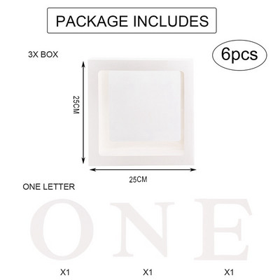 Decoratune pentru Baby Shower, cutie cu baloane, băiat, fată, un an, primul, prima aniversare, petrecere de naștere, decorare pentru copii, dezvăluire de gen