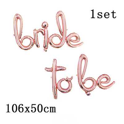 1Set Bride to Be Balon od konfeta Djeveruša Vjenčanje Tribe Bride Bride Shower Hen Night Dekoracije za djevojačku večer Potrepštine