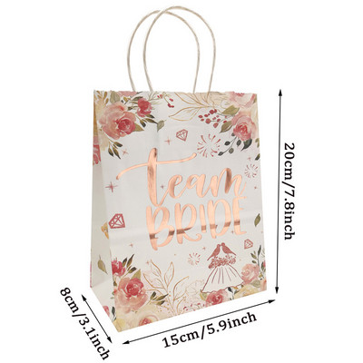 1Set Bride to Be Balon od konfeta Djeveruša Vjenčanje Tribe Bride Bride Shower Hen Night Dekoracije za djevojačku večer Potrepštine