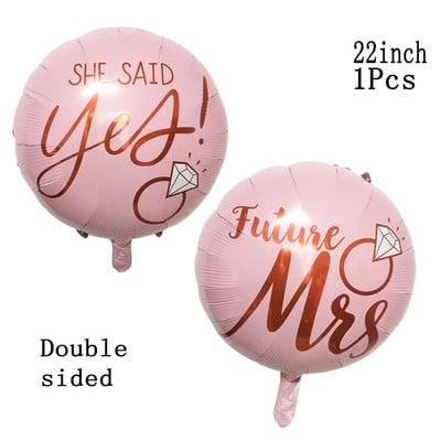 1Set Bride to Be Balon od konfeta Djeveruša Vjenčanje Tribe Bride Bride Shower Hen Night Dekoracije za djevojačku večer Potrepštine