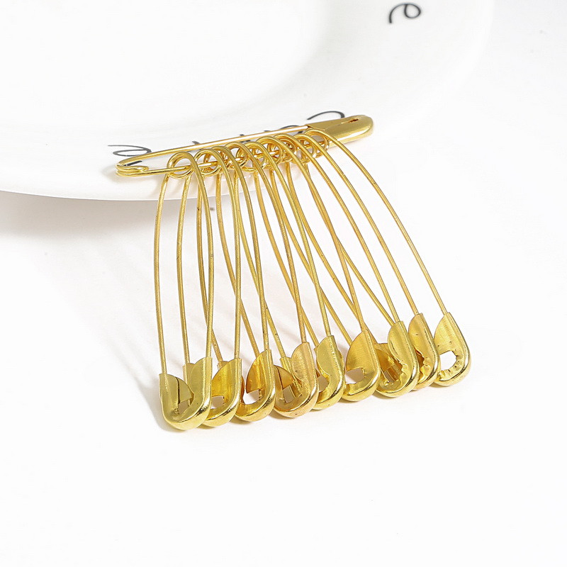 50 vnt. Sidabriniai segtukai „Pasidaryk pats“ siuvimo įrankiai Aksesuarai Nerūdijančio plieno adatos Didelis segtukas Mažas sagės drabužių priedai