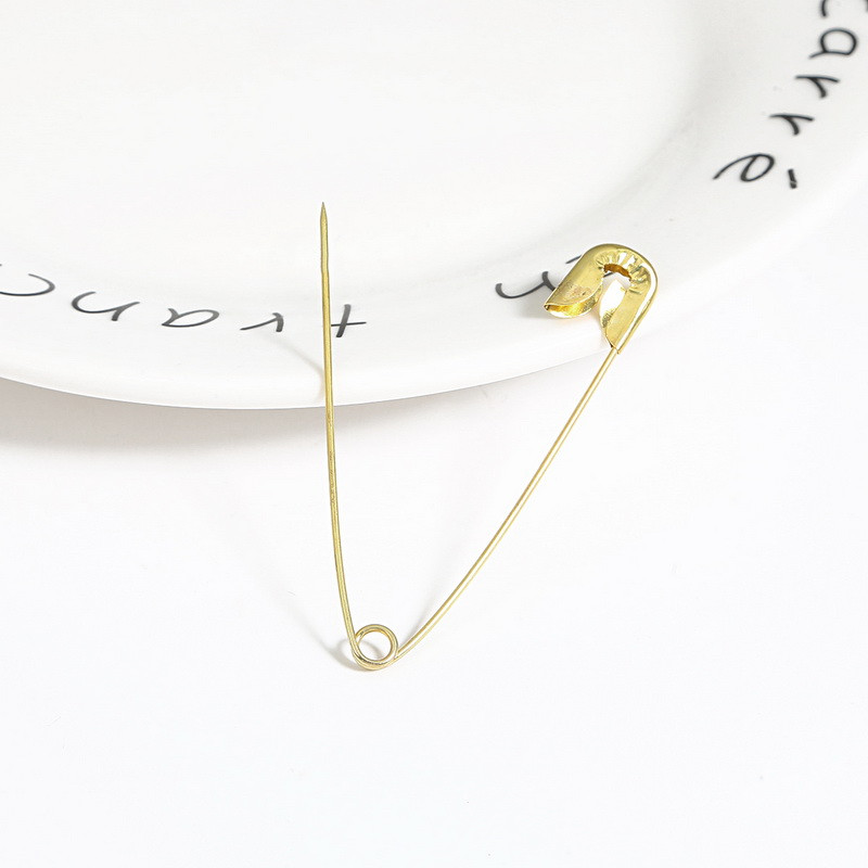 50 vnt. Sidabriniai segtukai „Pasidaryk pats“ siuvimo įrankiai Aksesuarai Nerūdijančio plieno adatos Didelis segtukas Mažas sagės drabužių priedai