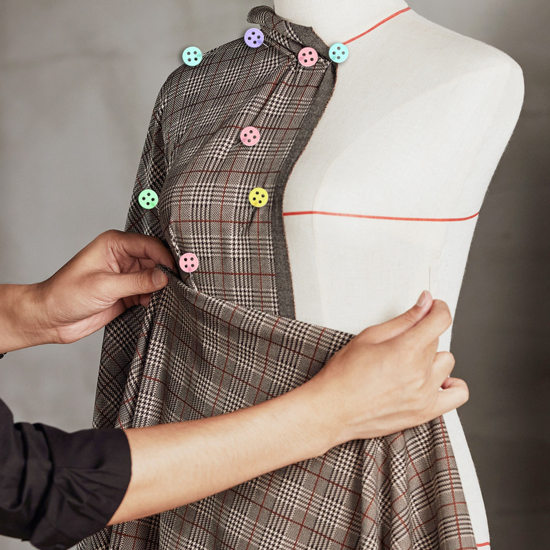 50/100 tk Kleitnõelad Tikand Lapitöö Tööriistad Fikseeritud nööpnõel nööpnõel õmblemiseks ja isetegemiseks