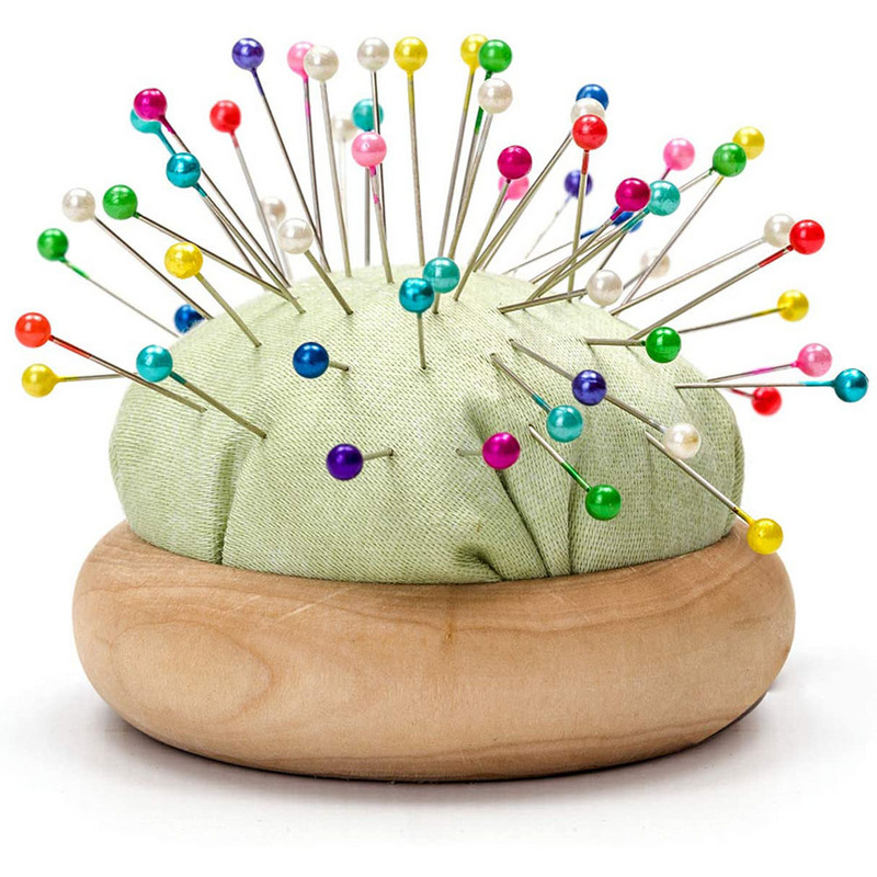 100 tk/karp 38 mm õmblusnõelad klaaskuuli mitmevärvilised peanõelad sirged teppimisnõelad pärlipead rõivameistrile.