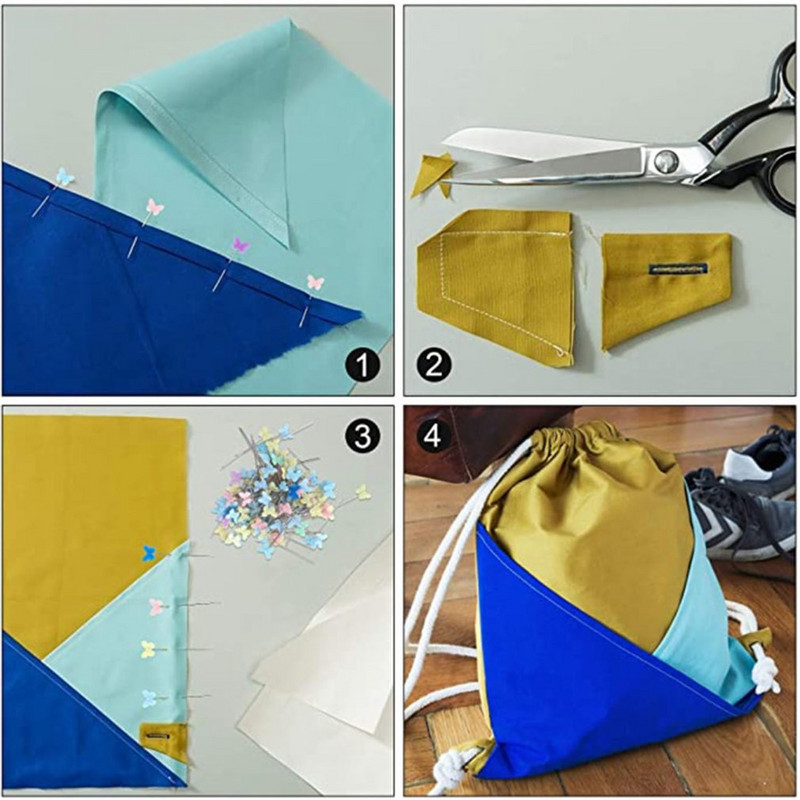 100 τμχ Καρφίτσες Μοδίστρες Κεντήματα Συνονθύλευμα Εργαλεία Σταθερής Καρφίτσας Καρφίτσα με Κουμπί Καρφίτσα για Ράψιμο και DIY