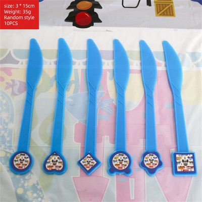 Θέμα οχημάτων μηχανικής Μαχαιροπήρουνα μιας χρήσης Προμήθειες για παιδικά πάρτι Κινούμενα σχέδια Διακόσμηση αυτοκινήτου για γενέθλια Κορίτσι Παιδικό πάρτι βάση τούρτας