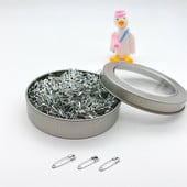 500 kom./Parta 19 mm Mješavina zlatne/srebrne/crne sigurnosne igle za naljepnice s naljepnicama Vješanje pribadača s naljepnicama Zatvarač DIY alati za šivanje odjeće Stezaljka za igle