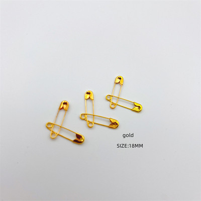 500 kom./Parta 19 mm Mješavina zlatne/srebrne/crne sigurnosne igle za naljepnice s naljepnicama Vješanje pribadača s naljepnicama Zatvarač DIY alati za šivanje odjeće Stezaljka za igle