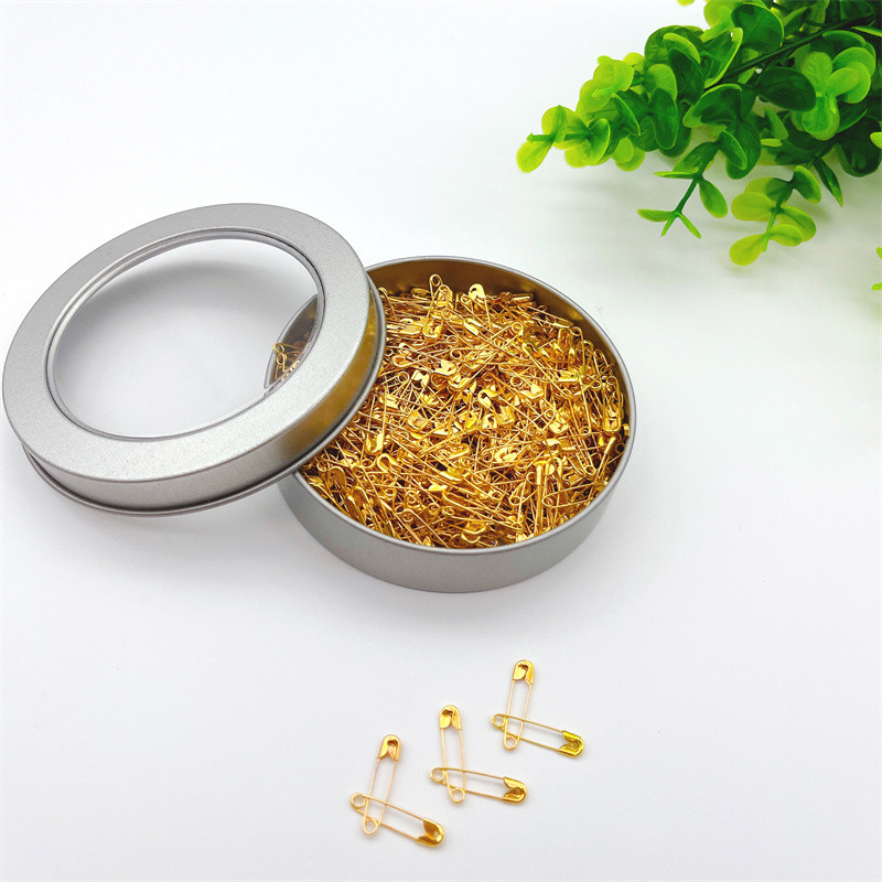 500 kom./Parta 19 mm Mješavina zlatne/srebrne/crne sigurnosne igle za naljepnice s naljepnicama Vješanje pribadača s naljepnicama Zatvarač DIY alati za šivanje odjeće Stezaljka za igle