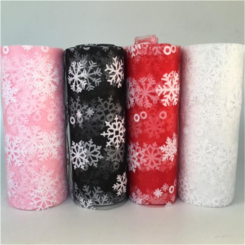 Rola od tila 15 cm 10 jardi kalem od gaze Tutu Pribor za spomenare Vjenčanje DIY Party Baby Shower Božićno-novogodišnja dekoracija