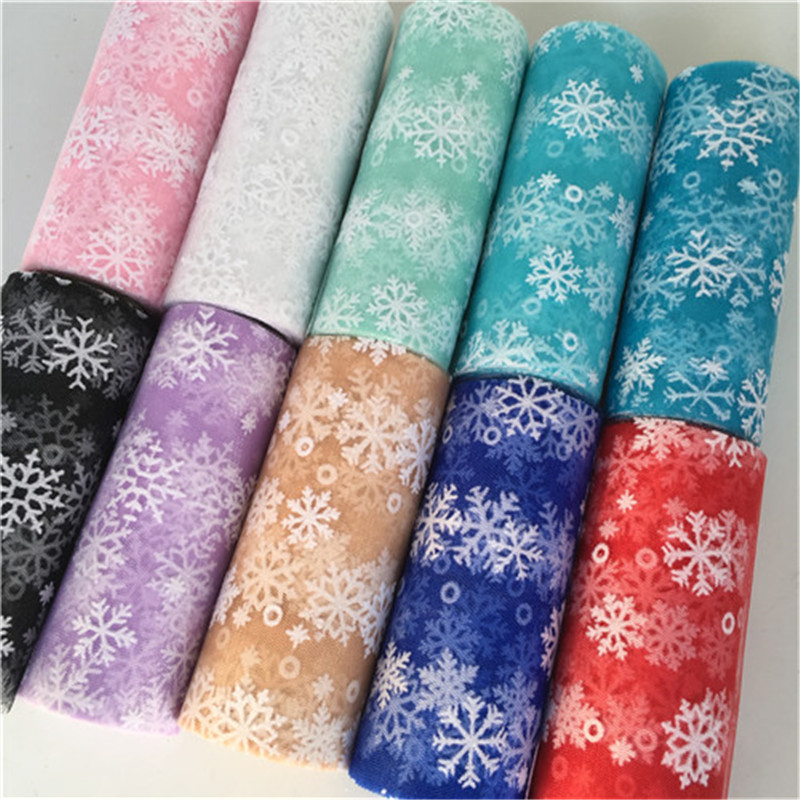 Rola od tila 15 cm 10 jardi kalem od gaze Tutu Pribor za spomenare Vjenčanje DIY Party Baby Shower Božićno-novogodišnja dekoracija