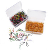 Καρφίτσες ασφαλείας Mix Color Gourd Shape Metal Clips Καρφίτσες κολοκύθας Πλεκτομηχανές Σταυροβελονιά Μαρκαδόρος Καρφίτσες ετικέτας Κλιπ 100 τεμάχια/Κουτί