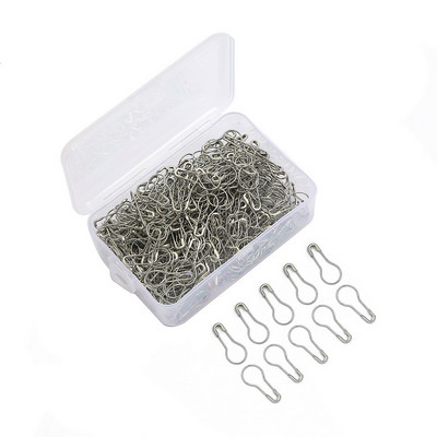 Καρφίτσες ασφαλείας Mix Color Gourd Shape Metal Clips Καρφίτσες κολοκύθας Πλεκτομηχανές Σταυροβελονιά Μαρκαδόρος Καρφίτσες ετικέτας Κλιπ 100 τεμάχια/Κουτί