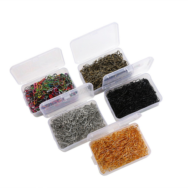 Καρφίτσες ασφαλείας Mix Color Gourd Shape Metal Clips Καρφίτσες κολοκύθας Πλεκτομηχανές Σταυροβελονιά Μαρκαδόρος Καρφίτσες ετικέτας Κλιπ 100 τεμάχια/Κουτί