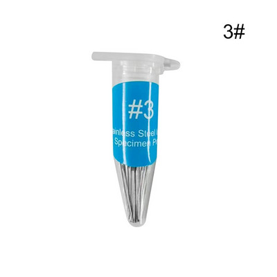 100 kom. Pribadače za uzorke insekata od nehrđajućeg čelika Pribor za seciranje insekata Igla s plastičnom kutijom Laboratorijski entomološki pribor