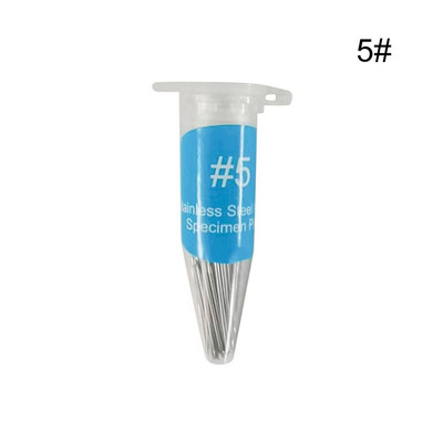 100 kom. Pribadače za uzorke insekata od nehrđajućeg čelika Pribor za seciranje insekata Igla s plastičnom kutijom Laboratorijski entomološki pribor