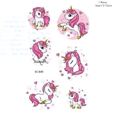 Ükssarviku peokaunistus Sünnipäevapeo kaunistus Lapsele Ükssarviku ühekordsed lauanõude komplekt Beebi dušš Tüdruku sünnipäevapeotarbed