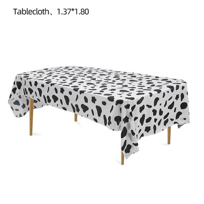 Dekoracije za rođendanske zabave na temu krave s farme Jednokratna šalica Tanjur Stolnjak Baloni životinjska krava za djecu Dekoracija za tuširanje djeteta