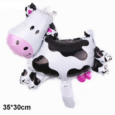 Dekoracije za rođendanske zabave na temu krave s farme Jednokratna šalica Tanjur Stolnjak Baloni životinjska krava za djecu Dekoracija za tuširanje djeteta