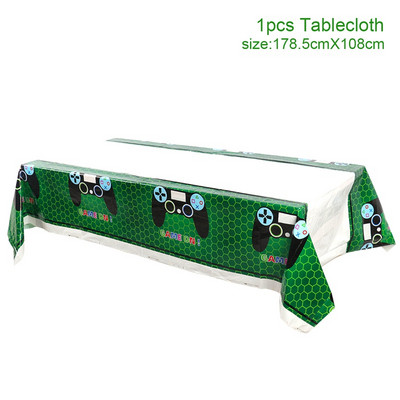 Βιντεοπαιχνίδι Happy Birthday Banner Gamepad Boy Inflate Party Supplies Παιχνίδι GAME ON Foil Balloon Happy Birthday Διακόσμηση Παιδικά παιχνίδια