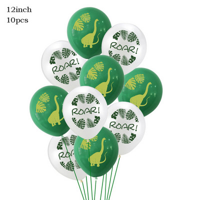 12 ιντσών Dino Balloons Banner Dinosaur Jungle Wild Animal Party Confetti Ballons ROAR Μπαλόνια λατέξ Παιδικά πάρτι γενεθλίων