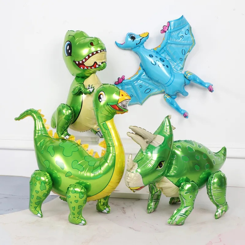 12 ιντσών Dino Balloons Banner Dinosaur Jungle Wild Animal Party Confetti Ballons ROAR Μπαλόνια λατέξ Παιδικά πάρτι γενεθλίων