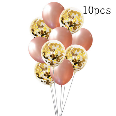 Ροζ χρυσό 18 27 30 35 40 50 60 Foil Balloons Tinsel Fringe κουρτίνες Τραπεζοπανάκι Ποτό Καλαμάκια Διακόσμηση πάρτι γενεθλίων 30ου 40ου