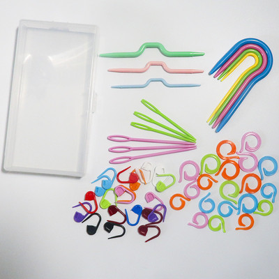 1Komplekt plastist kudumis-heegeldatud markerid, lukustuspisted, nõelaklambri markerid, rõngasõmblustarvikud isetegemise kudumiseks, kudumistööriistad