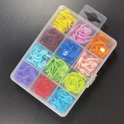 1Komplekt plastist kudumis-heegeldatud markerid, lukustuspisted, nõelaklambri markerid, rõngasõmblustarvikud isetegemise kudumiseks, kudumistööriistad