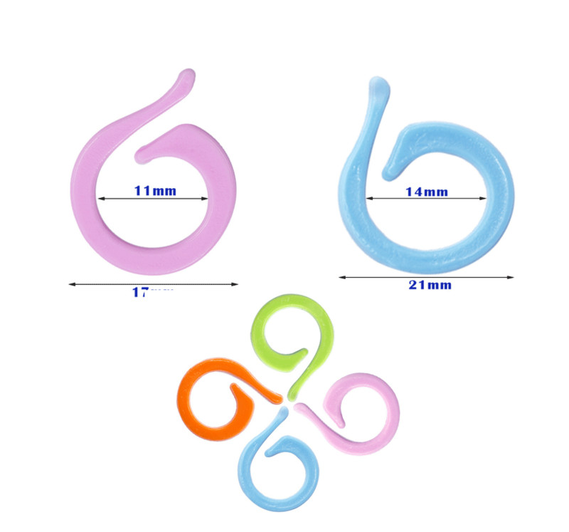 1Komplekt plastist kudumis-heegeldatud markerid, lukustuspisted, nõelaklambri markerid, rõngasõmblustarvikud isetegemise kudumiseks, kudumistööriistad