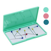 Cutie de depozitare magnetică creativă pentru ac de cusut Suport pentru ace pentru cusătură în cruce Suport pentru ace de tricotat pentru cusut DIY Instrument de pernă pentru ac