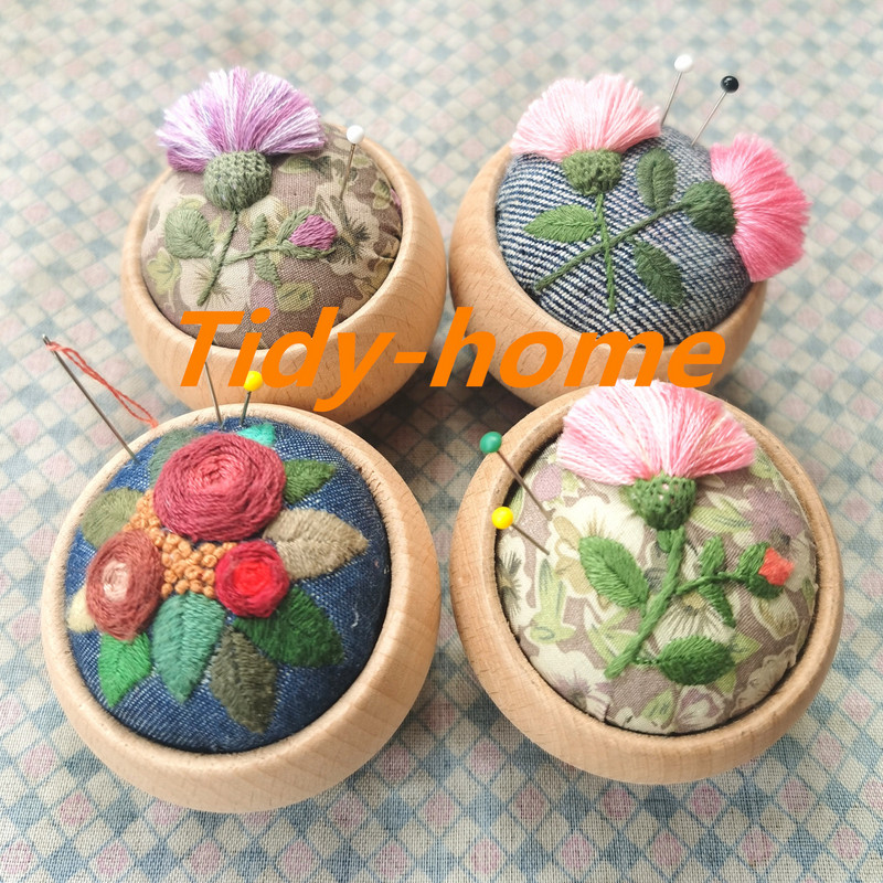 Slatka drvena baza za iglu u japanskom stilu Jastučić za iglu Drveni dodatak za Sashiko Dodatak „uradi sam“