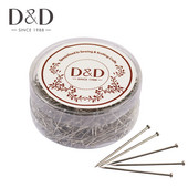 900/1000db Fejű tűk Rozsdamentes acél finom foltos egyenes tűk 26 mm-es varrótűk varráshoz Ékszerkészítés Barkács varróeszközök