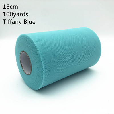 100 jardi 15 cm organza tüll rullpooli kangas lint DIY tutu seelik kingitus käsitöö Baby Shower pulmapeo kaunistus Kuldne hõbe