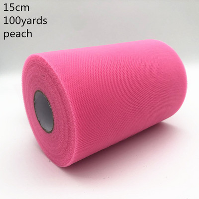 100 jardi 15 cm organza tüll rullpooli kangas lint DIY tutu seelik kingitus käsitöö Baby Shower pulmapeo kaunistus Kuldne hõbe